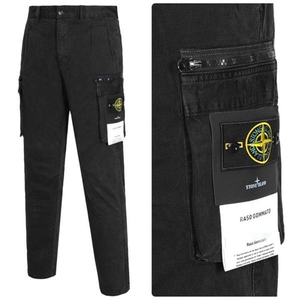 스* 원지퍼 코튼 카고 와펜팬츠