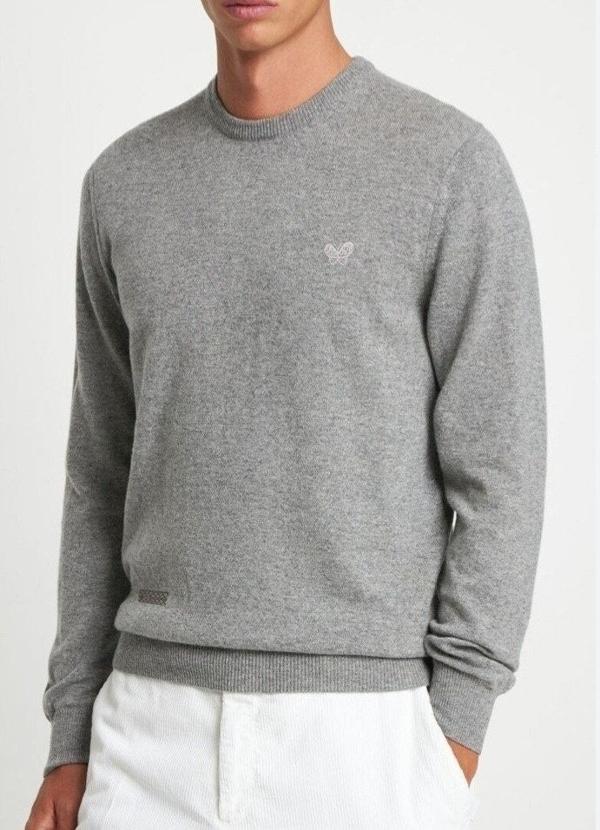 보** 로고 울캐시 니트 수입풀