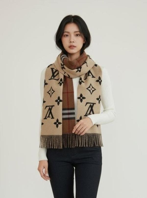 루* 얼티핏 모노그램 머플러