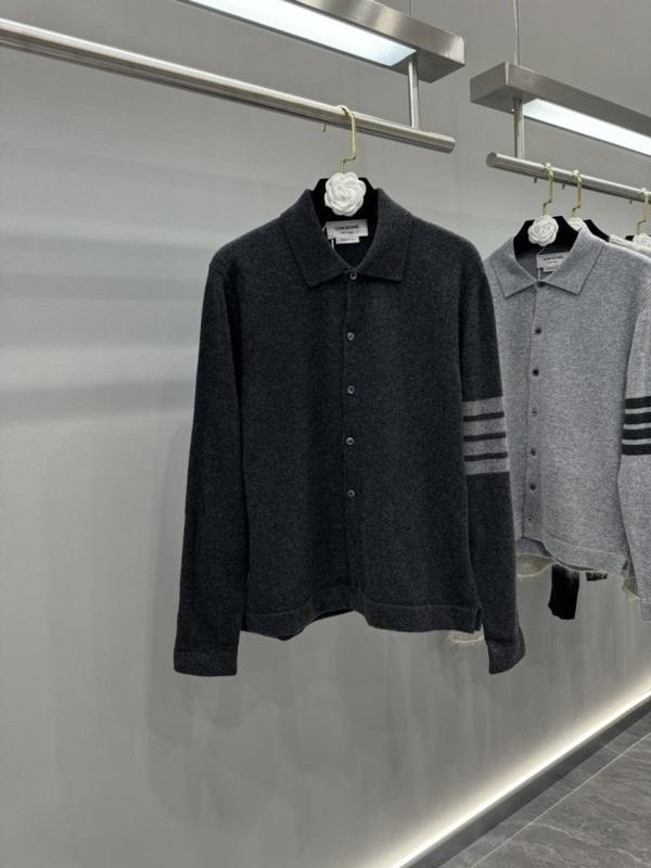 톰* (최상위버전) 캐시미어 저지 스티치 사선 셔츠