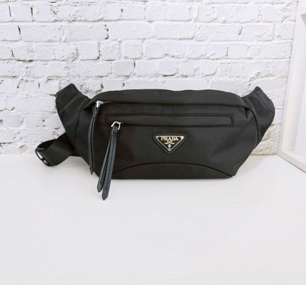 프** 고급 1BL011 테수토 나일론 벨트백 겸 힙색