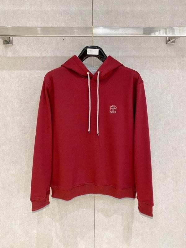 브*** 쿠치넬리 톤배색 후드(기모)