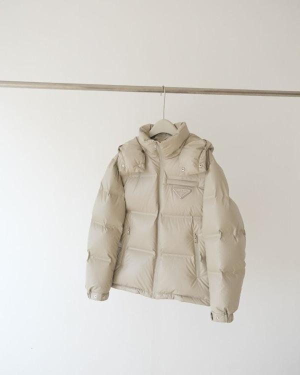 프** 25 빅 플레이트 구스다운 후드 패딩  수입