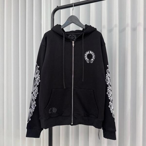 크* 홀스슈 플로랄 후드 집업