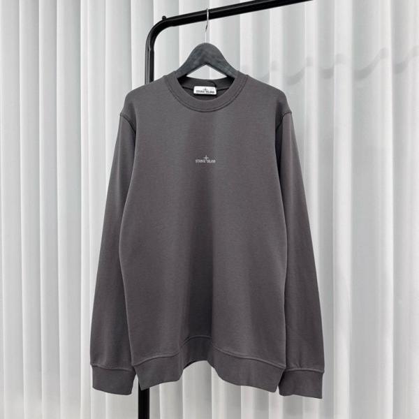 스* 원형 프린트 스웻셔츠