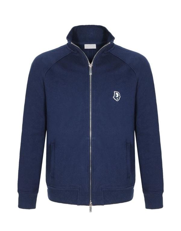 디* 수입 로고 자수 기모 집업