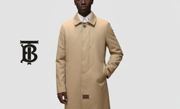 버** 브라운 라벨 모던 런던 트렌치 코트