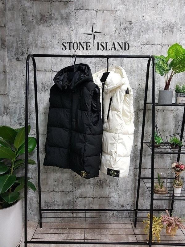 스* 우븐 후드조끼패딩