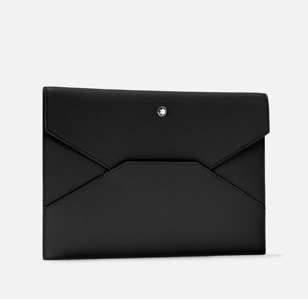 몽** NEW 사토리얼 엔벨로프 파우치ㅡ블랙 풀박스