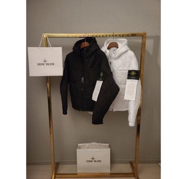 스* 퀄팅 패딩 후드 점퍼