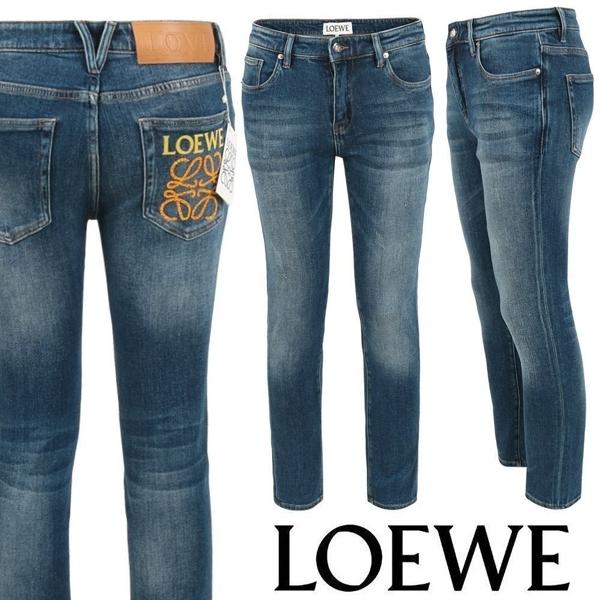 로** 옐로우 아나그램 워싱 슬림 일자진