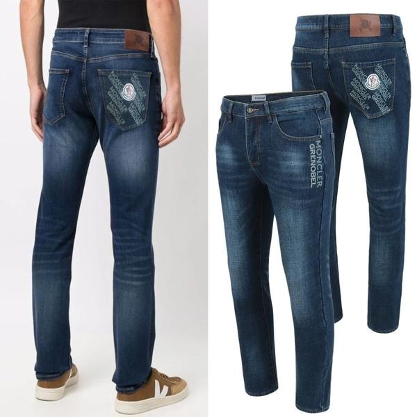 오뚜기 그래픽 융기모 청바지