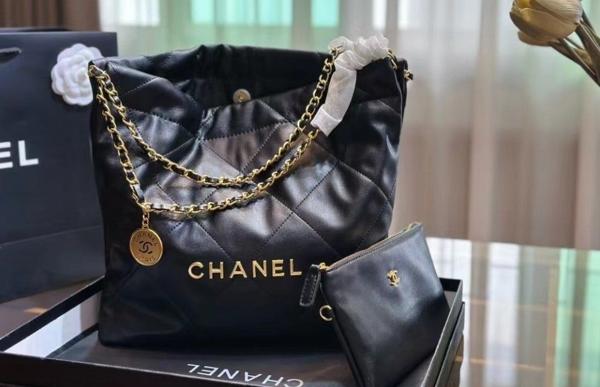 샤* 22백 유광 카프스킨 골드 메탈 블랙