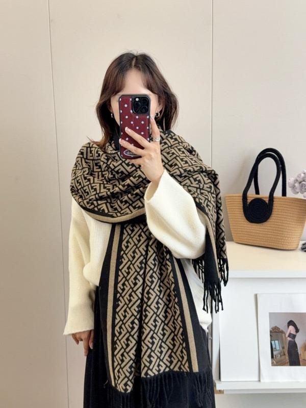 펜* FF 양면 반배색 머플러