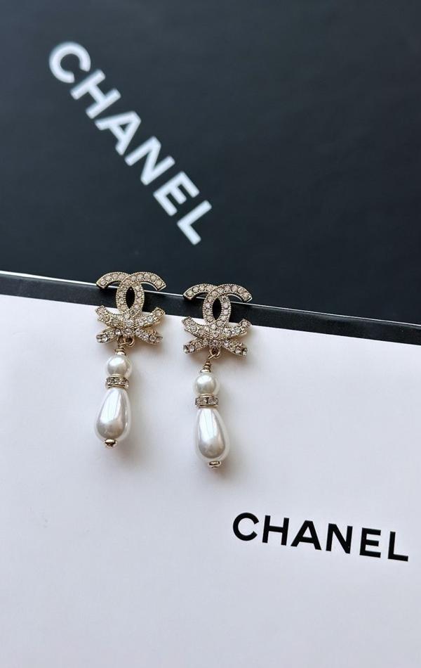 샤* 진주 드롭 이어링