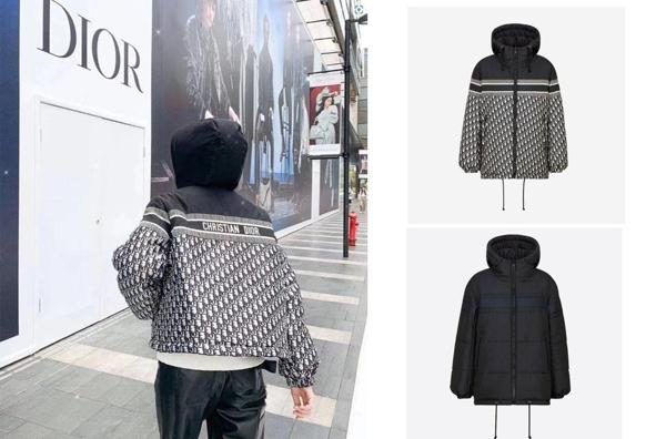 디* 리버시블 오블리크 퀄티드 다운패딩