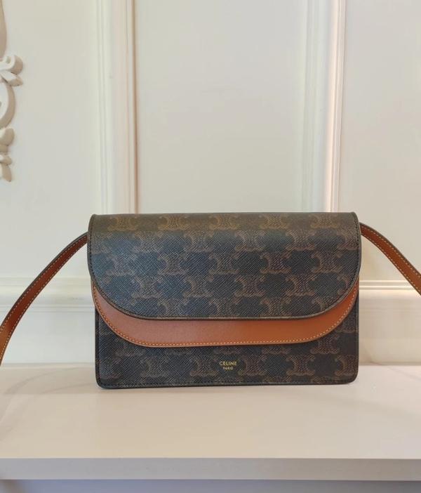 셀** 트리오페 월렛온 스트랩 크로스백