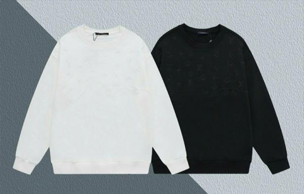 루* 모노그램 자수로고 맨투맨