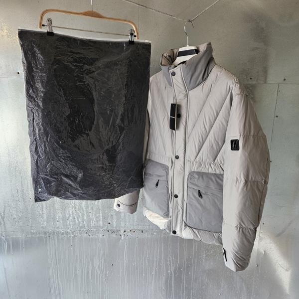 알** 패치 패딩 자켓