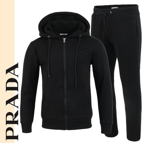 프** 백로고 후드 집업 셋업 기모 원단