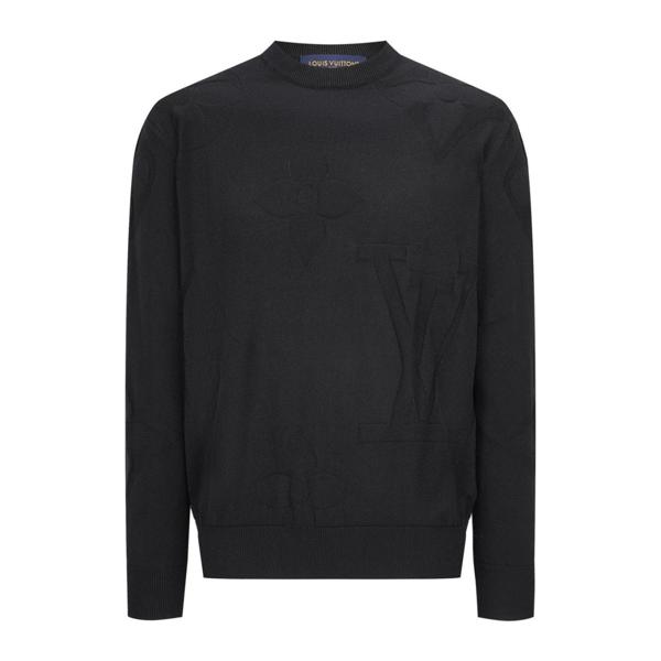 루* M1108 모노그램 코튼 니트