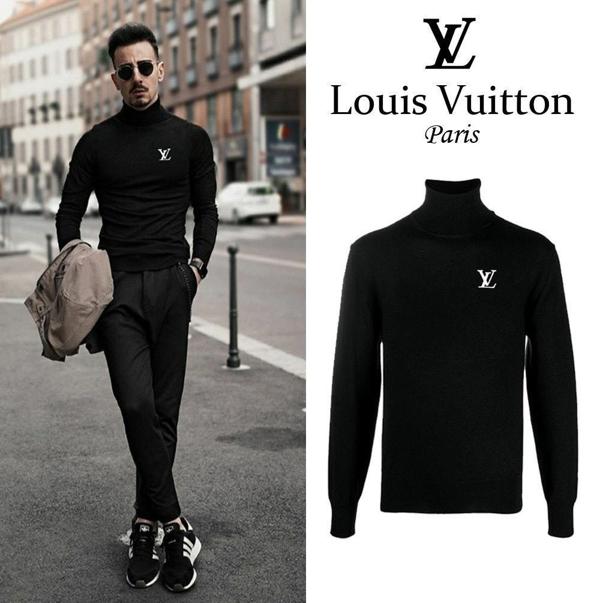 루* L* 모*그램 커플 터틀넥