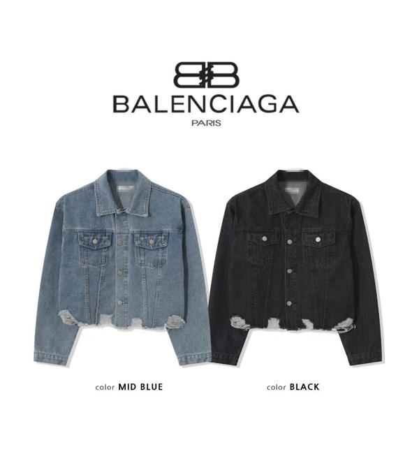 발**** 크롭 데님 자켓