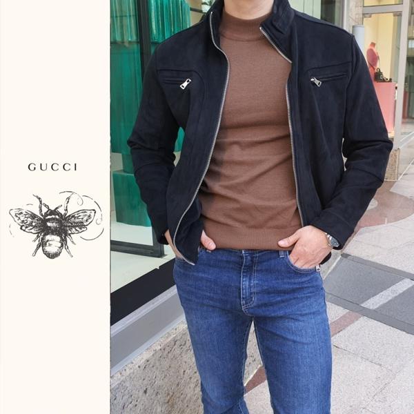 구* 앞지퍼 스웨이드 자켓