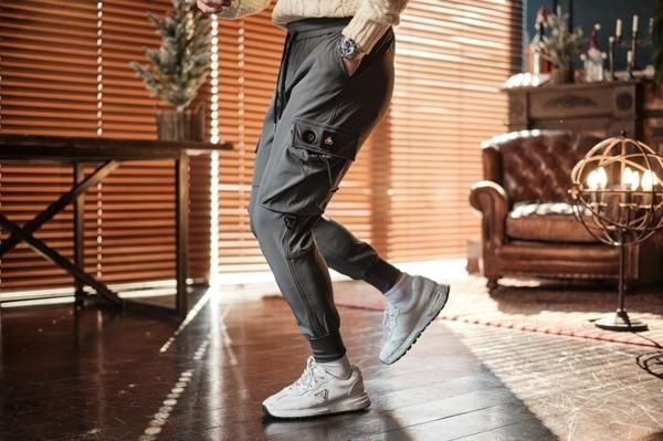 무*** 버킨 융기모 카고 조거 팬츠