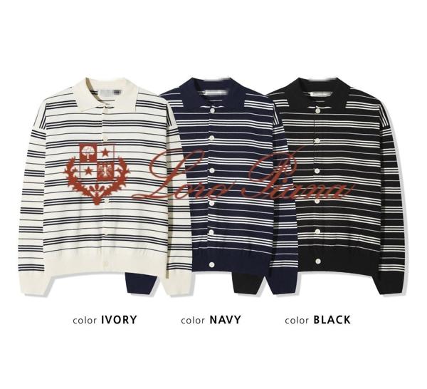 로* 피아나 유니섹스 엣지 단추 가디건