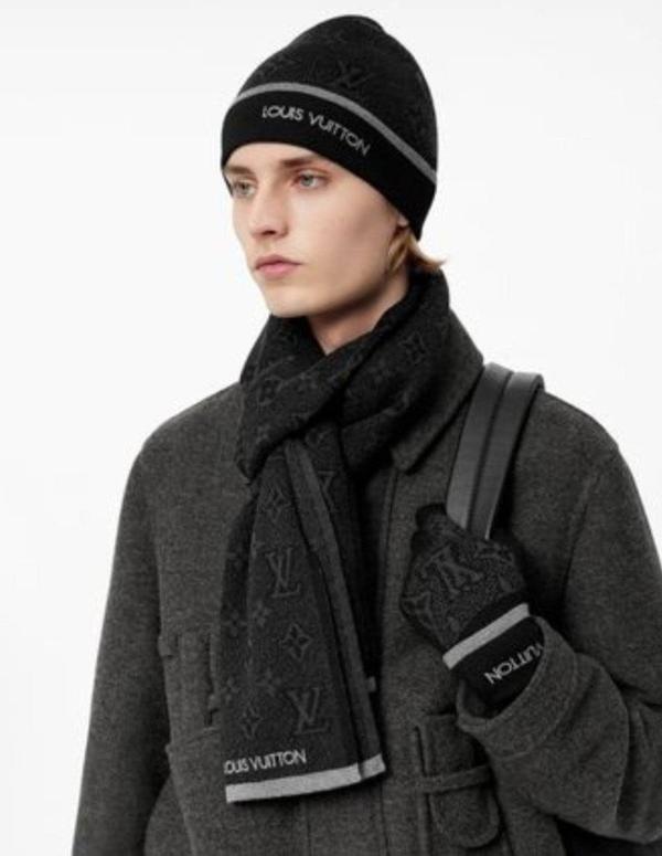 루* 모노그램 이클립스 울캐시 머플러수입최고급