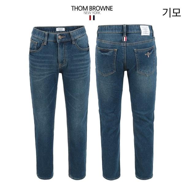 톰* 융기모 중청 히든밴딩 슬림팬츠