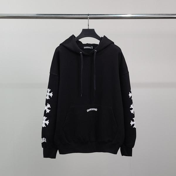 크* 멀티십자 오버핏 후드티