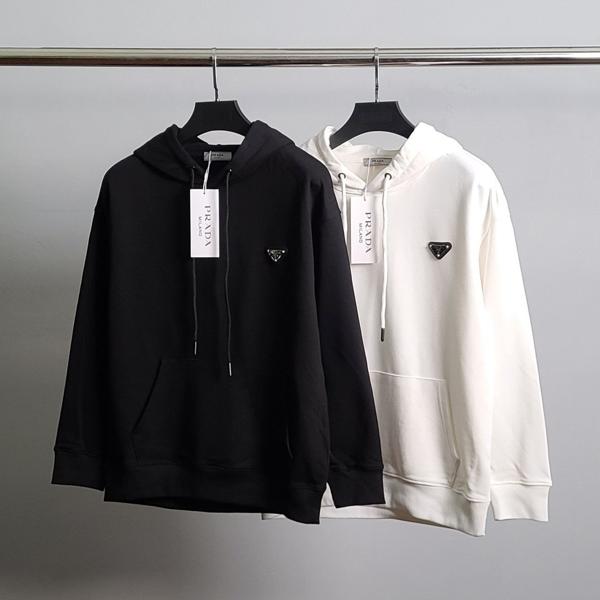 프** 로고와펜 코튼 후드티