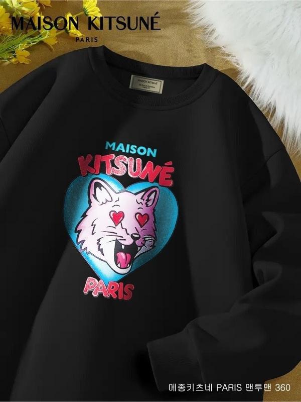 메* 키츠네 PARIS 기모맨투맨 360