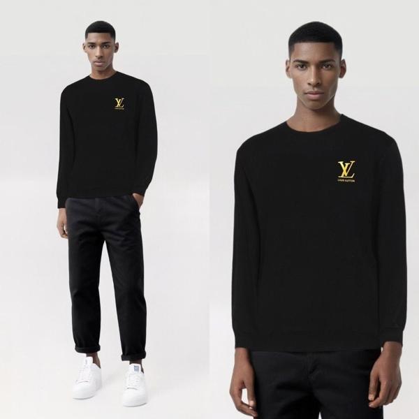 루* 자수 기모 맨투맨