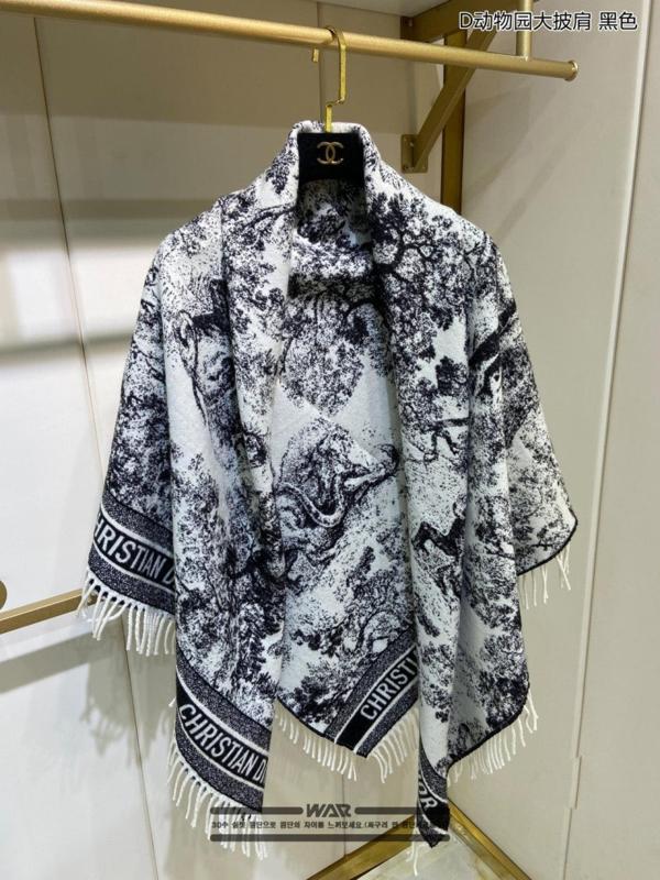 디* 뜨왈드 주이 패턴 캐시미어 숄