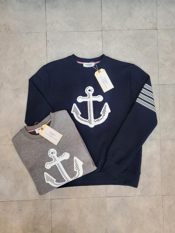 톰* 돛 사선완장 기모 맨투맨