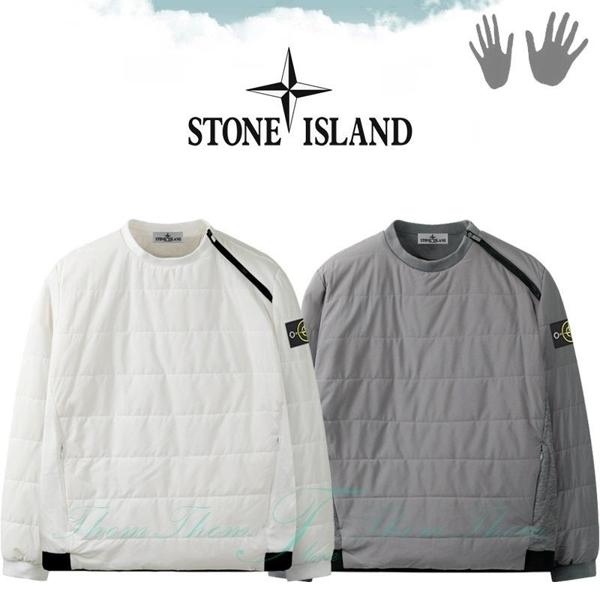 스* 사선 지퍼 패딩 맨투맨