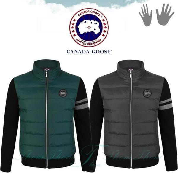 캐* 펙 덕다운 니트 패딩 점퍼