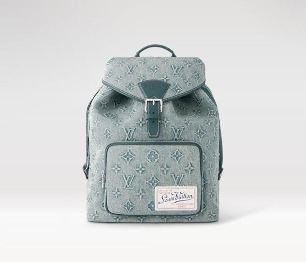 루* 몽수리 백팩 데님