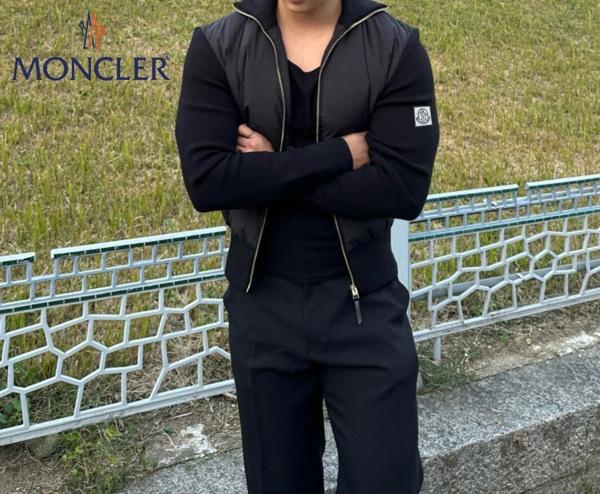 감마블루 덕다운 패딩니트