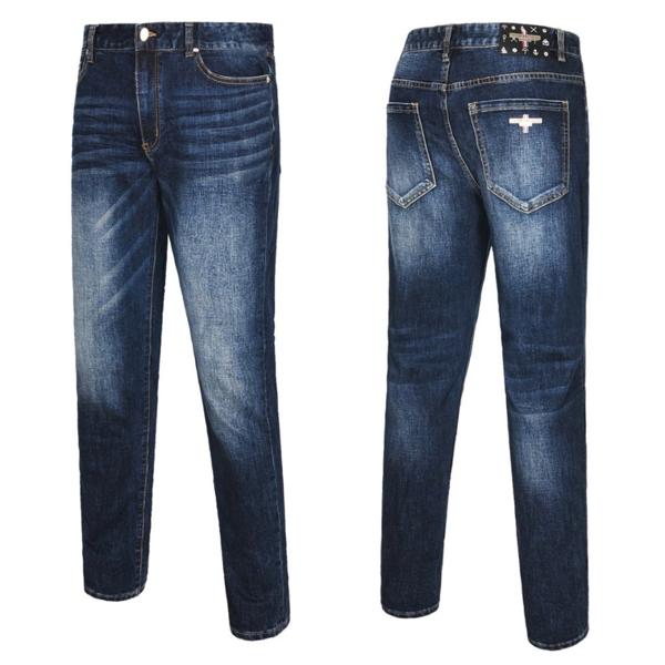 톰* 메탈 레더패치 진청워싱진(여성사이즈 추가)