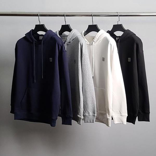 아** 그레이와펜 코튼 후드티