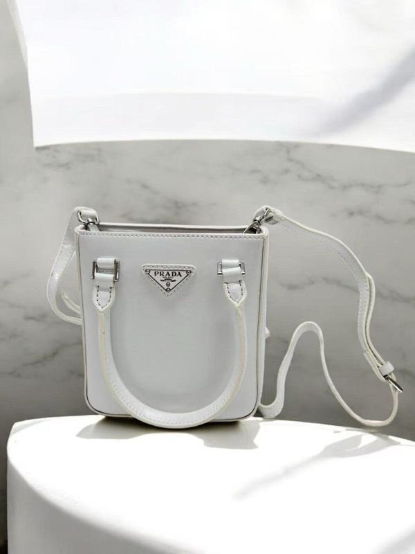 프** 브러시드 스몰 토트백