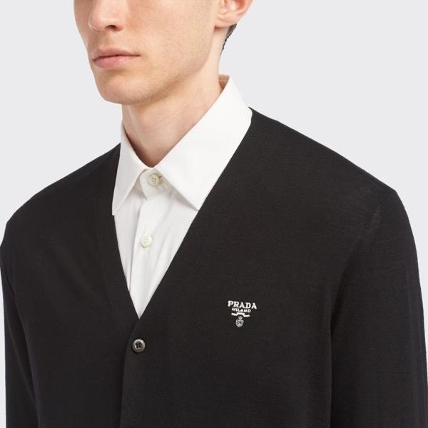 프** 밀라노 로고 가디건