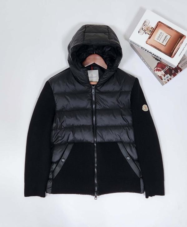 울니트 와플믹스 다운 자켓