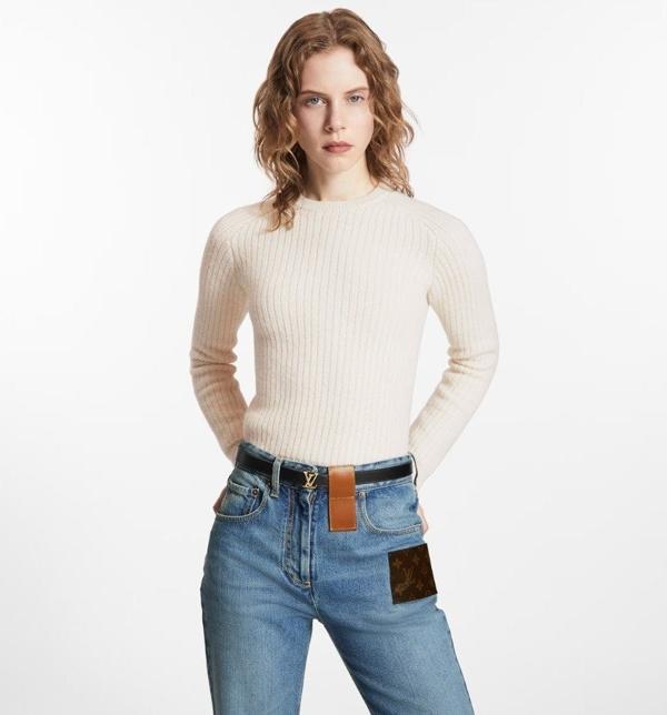 루* 아이코닉 리버시블 벨트 모노그램