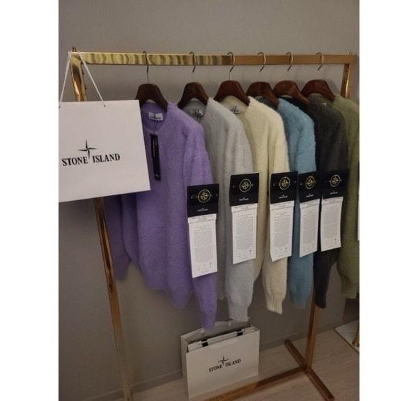 스* 실크 앙고라 라운드 니트