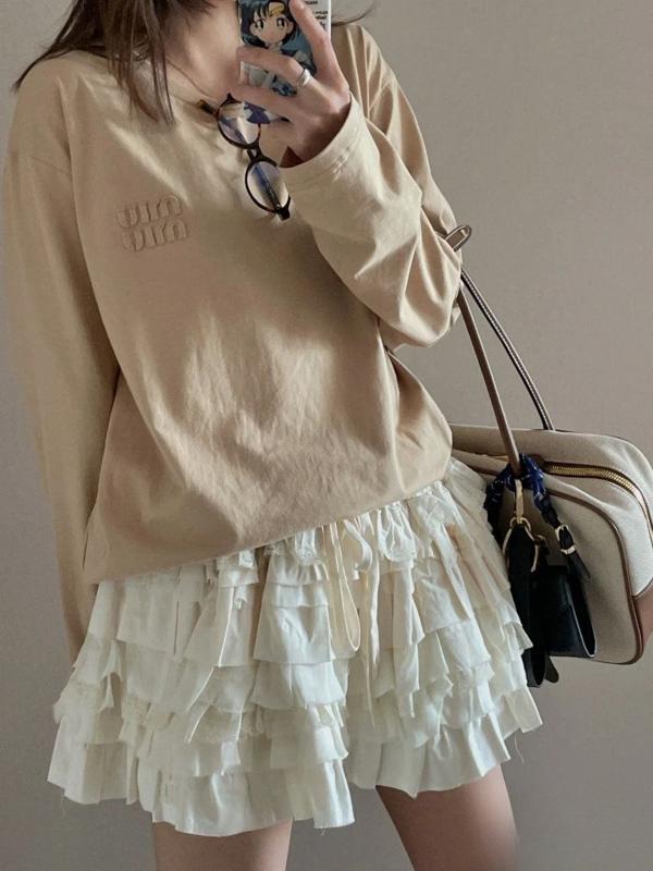 미*** 후염 로고 패치 롱슬리브  수입